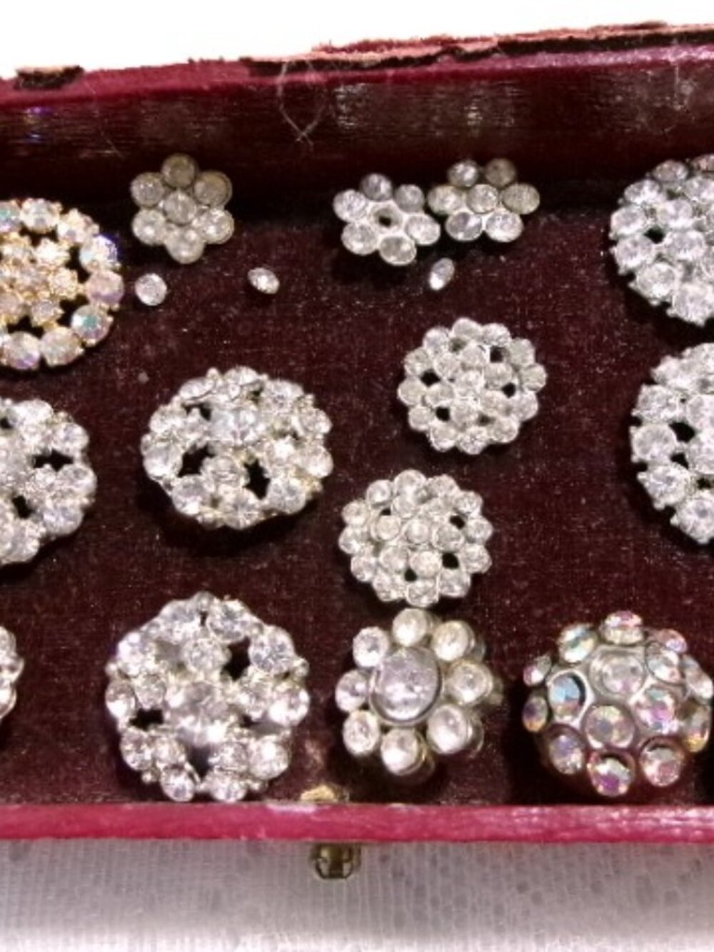 Vintage Rhinestone Buttons**Victorian**